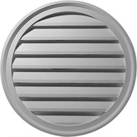 Builder Edge 36"W x 36"H Round Gable Vent