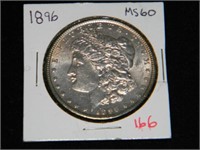 1896 Morgan $1 MS60