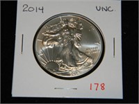 2014 American Silver Eagle UNC.
