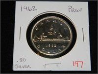 1962 Voyager Silver $1 Proof  (80% silver)