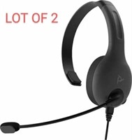 LOT OF 2 - PDP - LVL30 Wired Mono Gaming Headset f