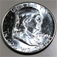 1960 Franklin Half Dollar Uncirculated