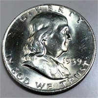 1959 Franklin Half Dollar Uncirculated