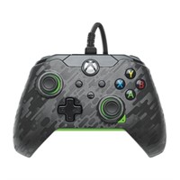 PDP XBOX WIRED CONTROLLER CARBON - NEON (GREEN)