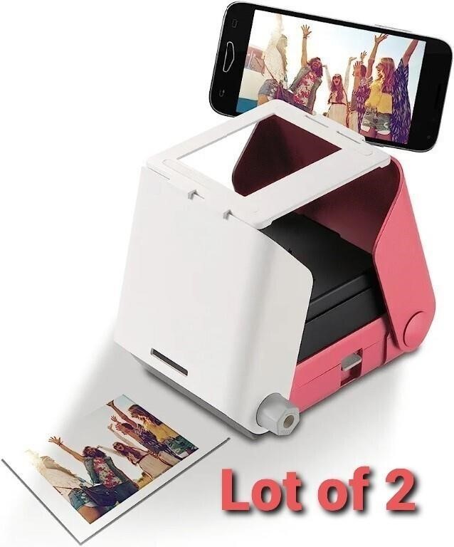 Lot of 2, KiiPix Portable Smartphone Photo Printer