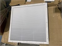 Return air and supply grills with louvres (NL)