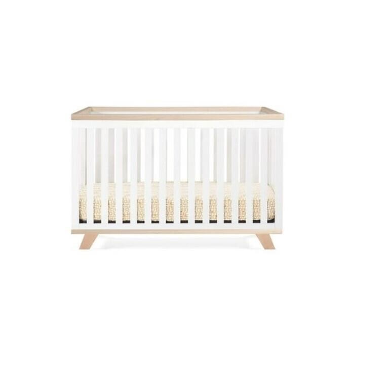 Concord Baby Cleo 3 in 1 Crib. White/Natural