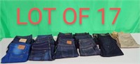 LOT OF 17 - Various Brands, Sizes & Styles of Men'
