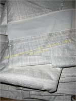 84" 3ct Shimmer, 1ct Weave, 1ct Striped Curtains
