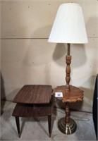 End Table and Floor Lamp Table
