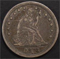 1873 SEATED LIBERTY HALF DOLLAR XF