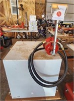 Portable Fuel Tank on Rollers Est. 50 Gallon