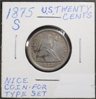 1875-S 20-CENT PIECE