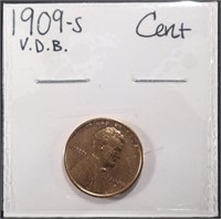 1909-S VDB LINCOLN/WHEAT CENT