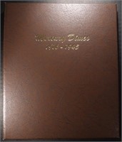 PARTIAL BROWN DANSCO MERCURY DIME COIN ALBUM