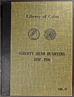 LIBRARY OF COINS BARBER QUARTER COIN ALBUM