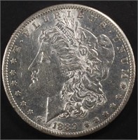1889-S MORGAN DOLLAR CH AU