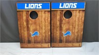 Pair Detroit Lions Cornhole Boards *no Bags*