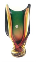 Colorful Murano Glass Vase Sculpture