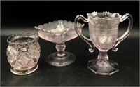 Fenton Carnival Glass Cup and Glass Containers