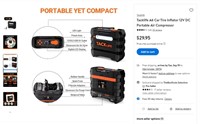 Tacklife Tire Inflator DC Portable Air Compressor