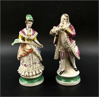Two 18th Century Fashioned Porcelain Figurines