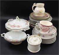 Assortment of Floral Chinaware