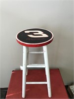 Dale Earnhardt Wooden Bar Stool