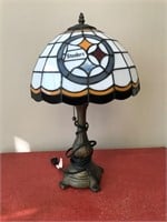 Pittsburgh Steelers Stained Glass Lamp