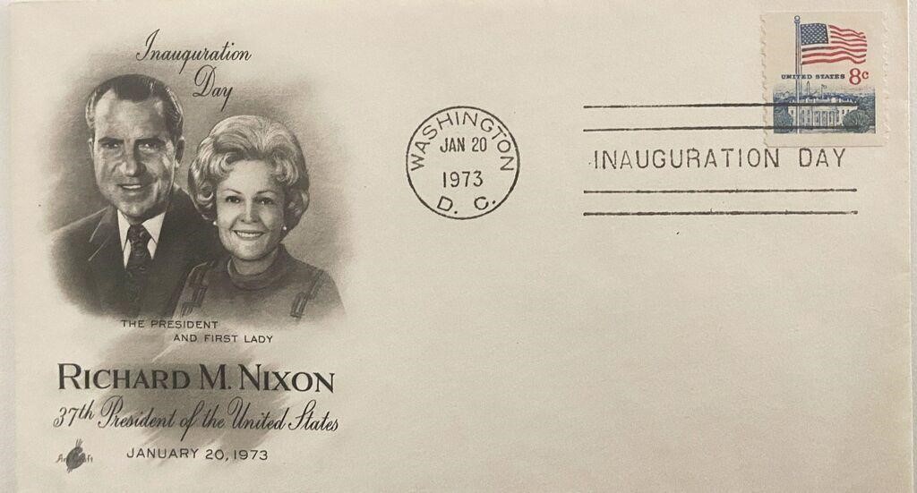 President Richard Nixon Inauguration Day 1973 FDC