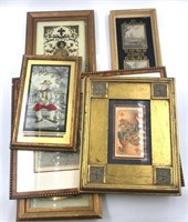 Art Prints some with Gold Embellishments