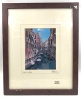Framed Print of Venice Italy’s Canal