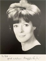 Maggie Smith signed photo