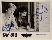 Daryl Hall and John Oates signed photo