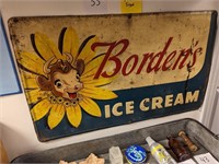 Vintage Borden's Ice Cream Sign