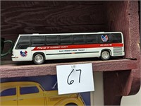 Allegheny County Transit Diecast Bus Bank