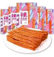 ($44) JTEDZI Latiao Spicy Strips 5 Packs Latiao Sp