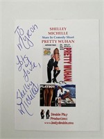 Shelley Michelle signed card