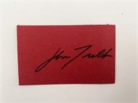John Travolta Original Signature
