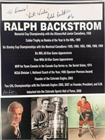 Ralph Backstrom signed photo
