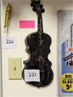 Vintage Cast Aluminum Violin by Royal