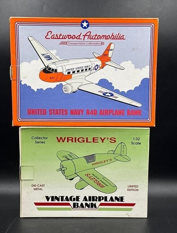 Wrigleys and Eastwood Automobilia Die Cast Banks