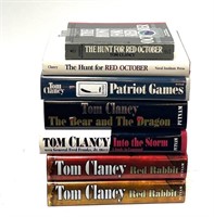 Signed Tom Clancy Books