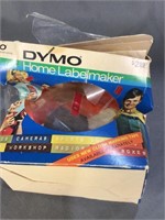 Plastic Dymo label maker in original rough
