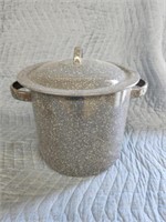 Gray granite 8 in stock pot