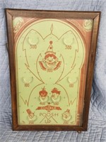 Antique Poosh UP board game