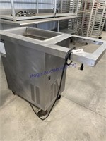 SS COOLING UNIT W/ TOP EXTENSION, 25 X 17.5 X 30"T