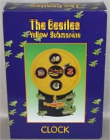 Beatles Yellow Submarine Pendulum Clock Sealed