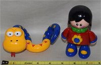 (2) Tolo First Friends Toys w/ Snake & Person