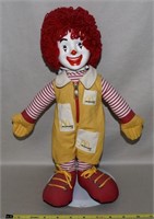 1984 Ronald McDonald Plush Toy Doll 15" Tall